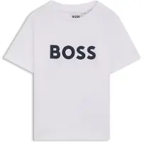 BOSS Kids-T-Shirt aus Baumwoll-Jersey mit Kontrast-Logo Grösse 138