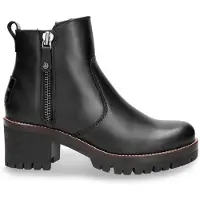 Panama jack Damenschuhe Stiefel Reißverschluss Schwarz Freizeit