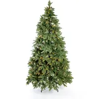 50nrth Evergreen Weihnachtsbaum Roswell Kiefer inkl. LED 210 cm Hoch Ø 122 cm