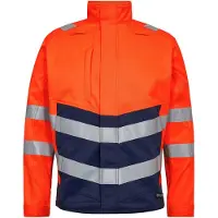 F-engel Safety+ Arbeitsjacke 1321-188 Gr. 6XL orange/blue ink