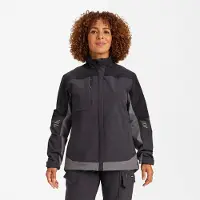 Engel Arbeitsjacke mit Stretch Entire Damen 1341-234-7920 Gr. 3XL anthrazit/schwarz