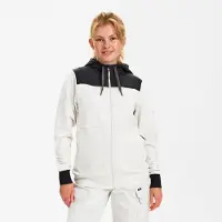 Engel Sweatshirtjacke mit Kapuze Damen 8334-247-30179 Gr. M weiß/anthrazit