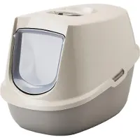 Savic Katzentoilette Manon beige grau 54x39x39cm
