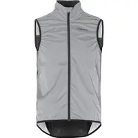 Craft ADV Essence Lumen Wind Vest Men silver reflective/black (926999) XXL