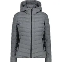 CMP Wattierte Damen Winter Jacke mit Kapuze grau 42