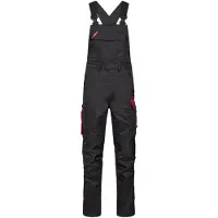 Engel Galaxy Latzhose mit Stretch 3809-255-79757 Gr. 27 anthrazit/rot