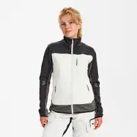 Engel Midlayer-Cardigan Damen Entire 8336-238-30179 Gr. S weiß/anthrazit
