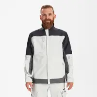 Engel Arbeitsjacke mit Stretch 1337-234-30179 Gr. XS weiß/anthrazit