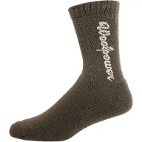 Woolpower - Sport Socks 400 Logo - Wandersocken Gr 45-48 braun
