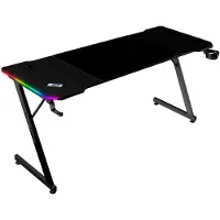 Mars Gaming MGDX160RGB, Gerade, Rechteckige Form, Stahl, Gaming, Karbonfaser, Schwarz
