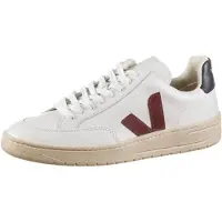 Veja V 12 Leather Classy Leather Logo Low Damen Sneaker in Weiß Rot – undefined / weiß Rot