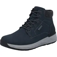 Rieker Herren Stiefelette extra weit wasserabweisende Tex Membran 11502, Größe:45 EU, Farbe:Blau