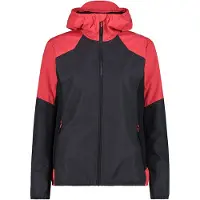 CMP Woman Jacket Hybrid FIX Hood antracite-corallo (50US) 38