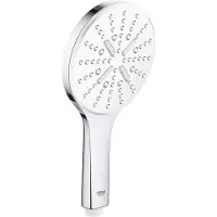 GROHE Rainshower Smartactive 130, Handduschbrause mit Kopf, Weiß, Wand, 13 cm