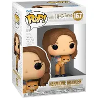 Funko POP! FK76010 - Harry Potter POP & Buddy! Movies Vinyl Figur Hermione w/Crookshanks 9 cm - Neu