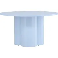 Ebuy24 Olivia Couchtisch Ø80 cm blau.