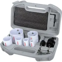 Gallagher Multi Material Lochsägen mit Gewinde, 20, 25, 35, 40, 51, 68 x 40 mm, 9-teiliges Set - 2608594616