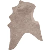 Huttelihut - Kid's Balaclava Triangles Wool - Sturmhaube Gr 48 cm - 6-12 Months braun