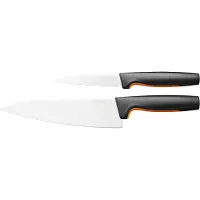 Fiskars - FunctionalForm Messerset 2-teilig - Große Kochmesser und Schälmesser