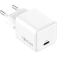 Forever TC-08 GaN Schnellladegerät 30W USB-C Power Delivery – Weiß