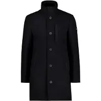 Tom Tailor 1046983 Wool Mantel Schwarz L Herren Schwarz L