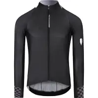 Q36.5 - Gregarius Hybrid Collar Fade L/S Jersey - Radtrikot Gr S schwarz/grau