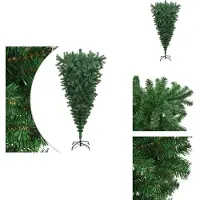 vidaXL Künstlicher Weihnachtsbaum mit Ständer Umgekehrt Grün 210 cm - Weihnachtsbäume