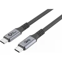 Microconnect USB3.2CC025, 0,25 m, USB C, USB C, USB 3.2 Gen 2x2, Schwarz