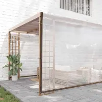 Syfax Transparente Plane mit Ösen 8x12 m Polyethylen