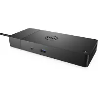 Dell WD19S-180W (without AC adaptor), Kabelgebunden, USB 3.2 Gen 2 (3.1 Gen 2) Type-C, 10,100,1000 Mbit/s, Schwarz, 5120 x 2880 Pixel, Gleichstrom