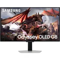 Samsung G80SD, 81,3 cm (32"), 3840 x 2160 Pixel, 4K Ultra HD, OLED, 0,03 ms, Silber