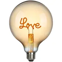 Sompex LED-Leuchtmittel Filament Love gold, 17.6 cm