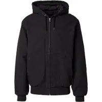 Superdry für Herren. M5012234A Canvas Surplus Hooded Jacke schwarz (XXL), Lässig, Baumwolle