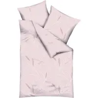 Kaeppel Bettwäsche "Organic", rosa (rosé), B/L: 155cm x 220cm, 1 Stk., 1 Stk., Mako-Satin, B/L: 80cm x 80cm, 2 Stk., Mako-Satin, Obermaterial: 100% Baumwolle, Bettwäsche, Bettwäsche