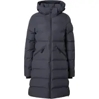 Superdry Steppjacke "CITY MID PADDED JACKET", Damen, Gr. XS, schwarz (ebony), Steppware, Obermaterial: 100% Polyester, unifarben, relaxed fit Po-bedeckend, Jacken Steppjacke, Kunstfaser, relaxed fit