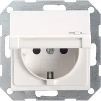 Gira 0454203, CEE 7/3, Weiß, IP44, 250 V, 16 A