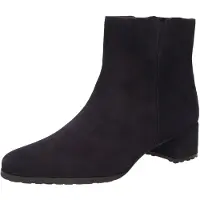 Sioux Stiefelette "Fendrina-705", Damen, Gr. 40 (UK 6 1/2), blau (dunkelblau), Obermaterial: 100% Lammveloursleder LAVL. 100% Gummi rubber., Schuhe Stiefelette