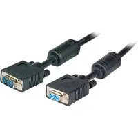 EFB Elektronik EFB K5327SW.15V2 SVGA/HDTV Verlängerung, 2xHDSUB15, St/Bu, schwarz, 15m K5327SW15V2
