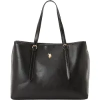 U.S. POLO ASSN. Schultertasche Blackstone Shopping Bag Black schwarz