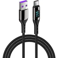 INF USB-C PD Schnellladekabel 100 W Schwarz 2 m