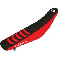 INDUSTRIAS VICMA Sitzbezug Honda CRF Double Grip Schwarz/Rot 2004-2021