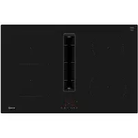 NEFF V58NBS1L0, Schwarz, Integriert, 80 cm, Zonen-Induktionskochfeld, Glaskeramik, 4 Zone(n)