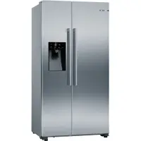 Bosch Serie 6 KAD93AIDP, Freistehend, Amerikanische Tür, Edelstahl, 2 Tür(en), Berührung, LED