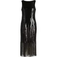 Vera Mont Abendkleid "Abendkleid mit U-Boot-Ausschnitt", Damen, Gr. 42, EURO, schwarz, Obermaterial: 95% Polyester PES. 5% Elasthan EL., Kleider Abendkleid