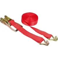 SCHMIDT'S Onlineshop Ratschenzurrgurt mit Spitzhaken rot / 2-teilig - 10 - rot