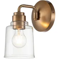 Kichler Zeitgenössische Wandleuchte Aivian Steel Antique Brass 1 Light E27
