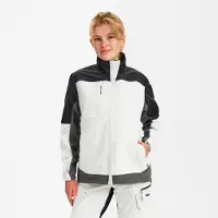Engel Arbeitsjacke mit Stretch Entire Damen 1341-234-30179 Gr. 3XL weiß/anthrazit
