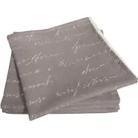 Adam Stoffserviette "Scribble", aus Bio-Baumwolle,Made in Germany