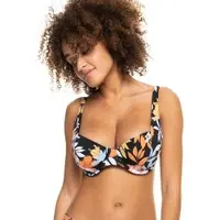 Roxy Bügel Bikini Top Beach Classics anthracite - L