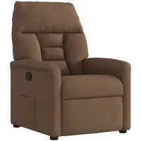 vidaXL Relaxsessel Braun Stoff